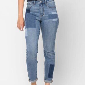 Judy Blue Boyfriend Patchwork Jean